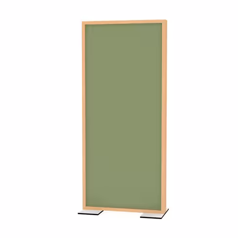 Cloison droite EPM49B - textile microperforé - l. 80 x h. 180 cm - avec pied