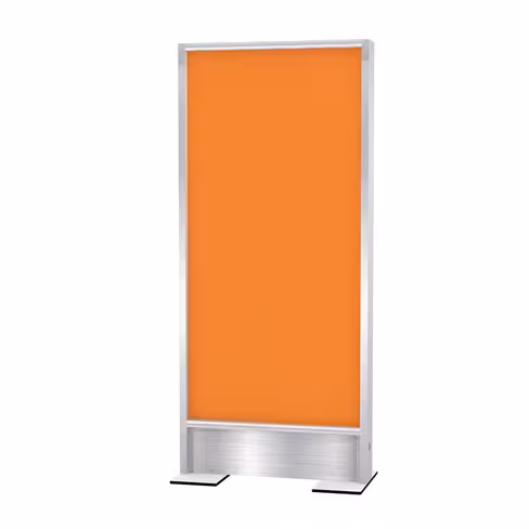 Cloison droite EPM49B - textile microperforé - électrifiée - l. 80 x h. 180 cm - avec pied