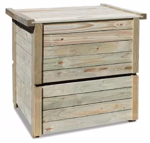 Composteur individuel QUICK 600 l - bois traité autoclave