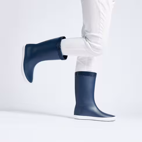 Botte de pluie adulte 100 - Décathlon - bleu - taille au choix