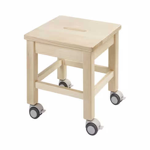 Tabouret à roulettes