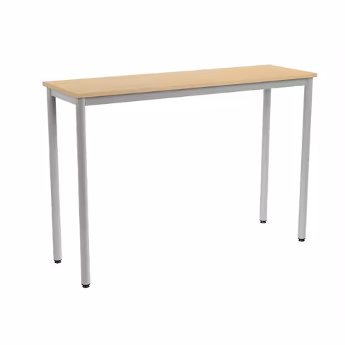 Table Carélie - 160 x 50 cm - mélaminé - h. 110 Coloris au choix