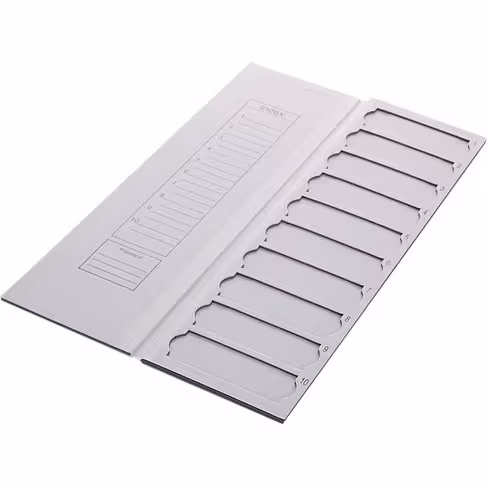 Plateau en carton avec rabat pour expedition ou rangement, 3 lames x 50