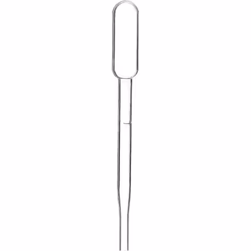 Pipette de transfert en plastique de 1 ml, longueur 69 mm, en vrac x 1000