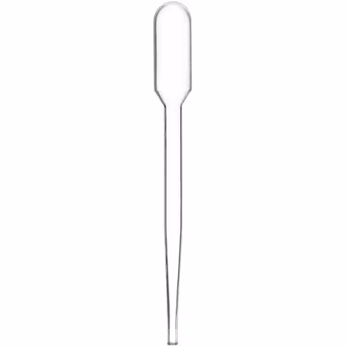 Pipette de transfert en plastique de 2 ml, longueur 87 mm, en vrac x 1000