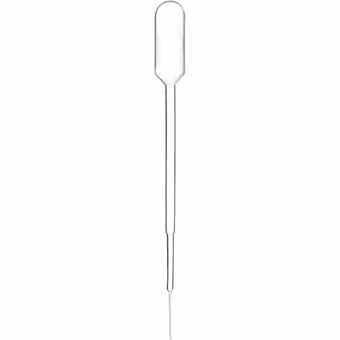 Pipette de transfert en plastique de 3,3 ml, longueur 153 mm, stériles, pointes fines, en emballage par 20 x 400