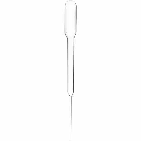 Pipette de transfert en plastique de 6,5 ml, longueur 155 mm, stériles, pointes fines, en emballage par 20 x 400