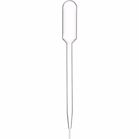 Pipette de transfert en plastique de 8,7 ml, longueur 147 mm, stériles, pointes fines, en emballage individuel x 1000