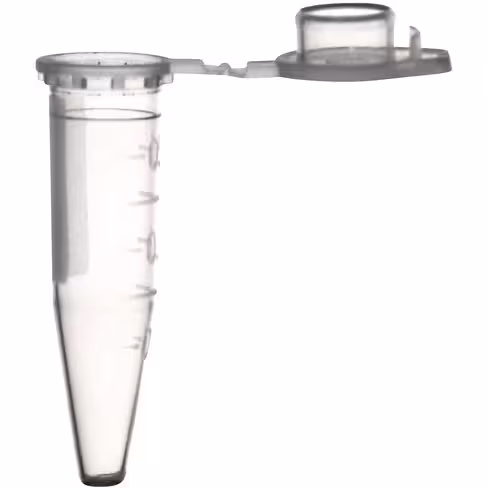 Microtube PCR 0,5 ml en Polyproplène transparent, gradués x 1000