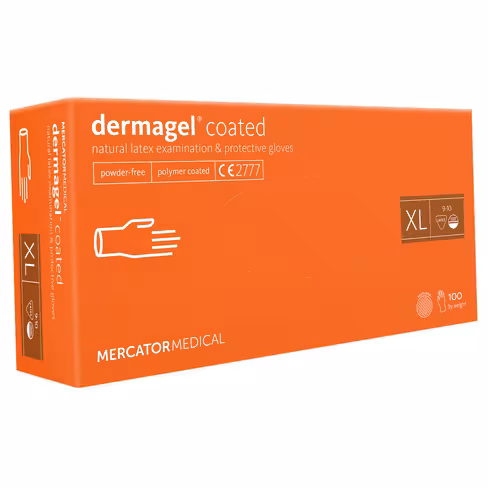 Gant latex Dermagel coated taille XL x 100