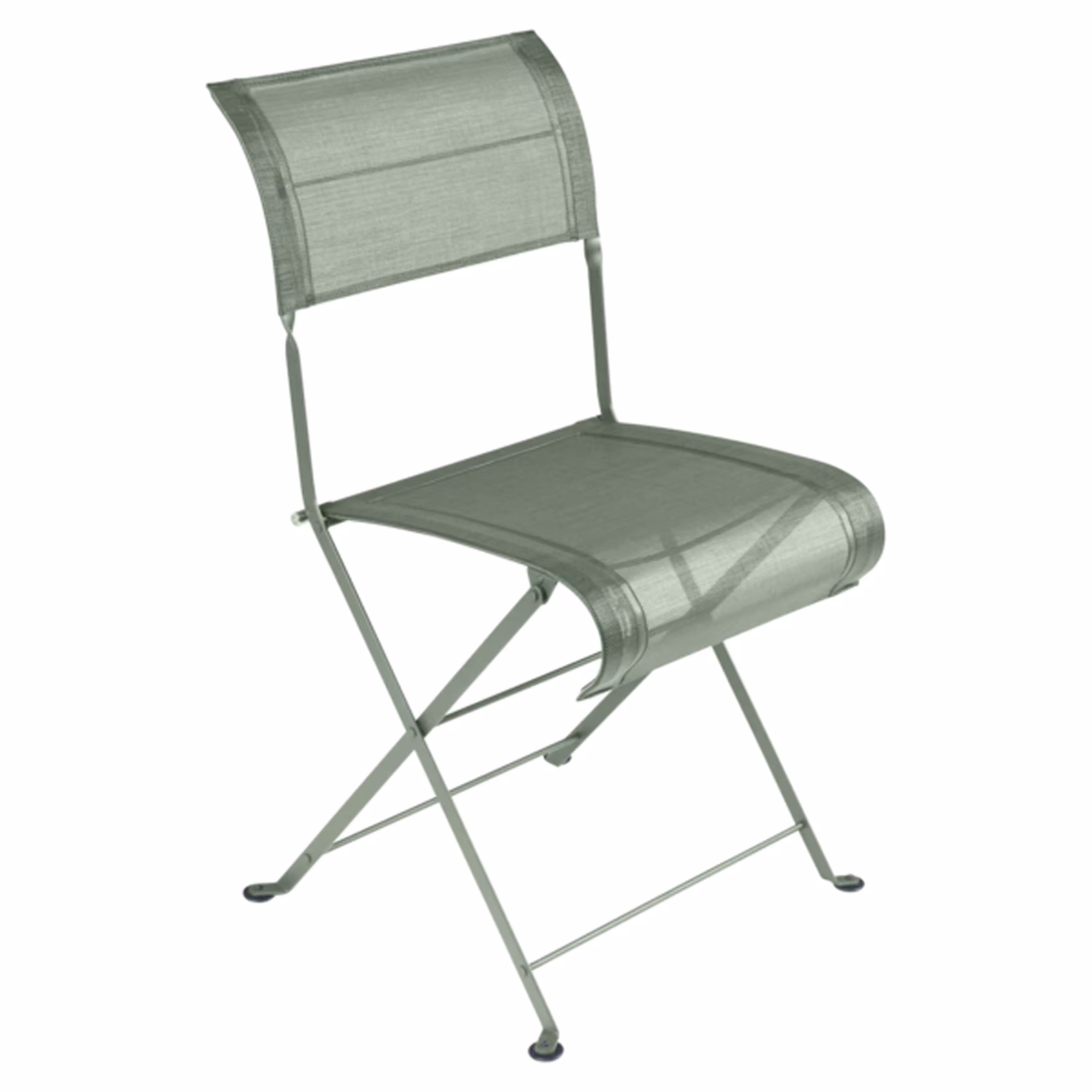 Chaise pliante DUNE Premium - acier et toile - lot de 2