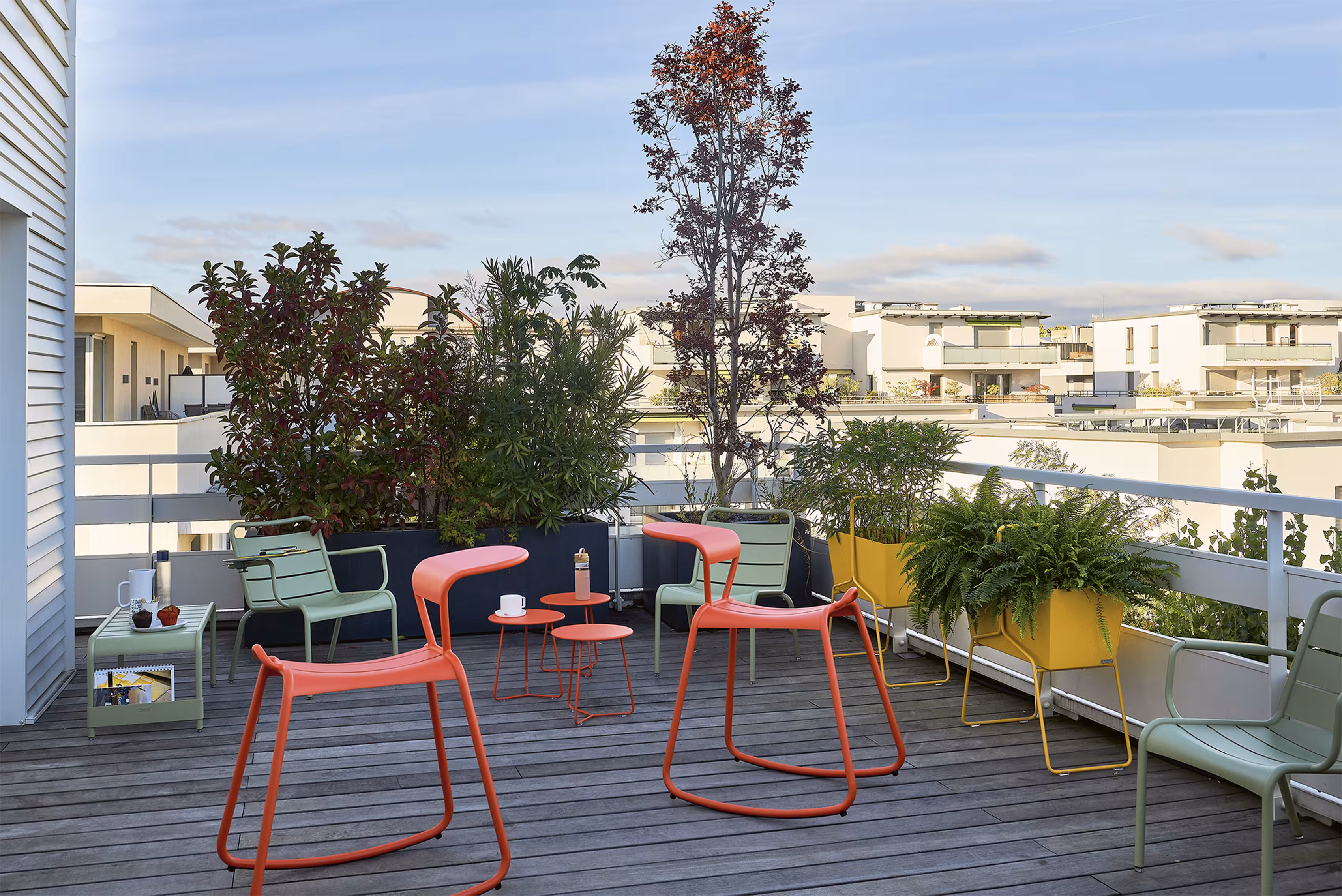 Fauteuil bas Luxembourg - acier