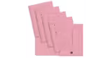 Sous-dossier 2 rabats Oxford - kraft - rose - lot de 25