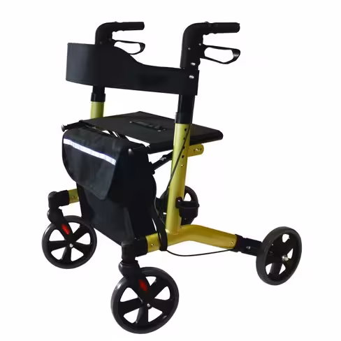 Rollator 4 roulettes avec sangle de dossier - Nestor