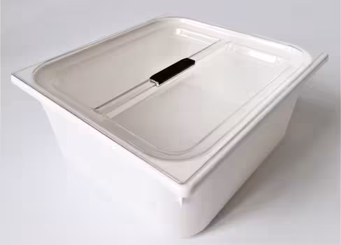 Ensemble bac et couvercle - robinet - 354 x 325 x 150 mm