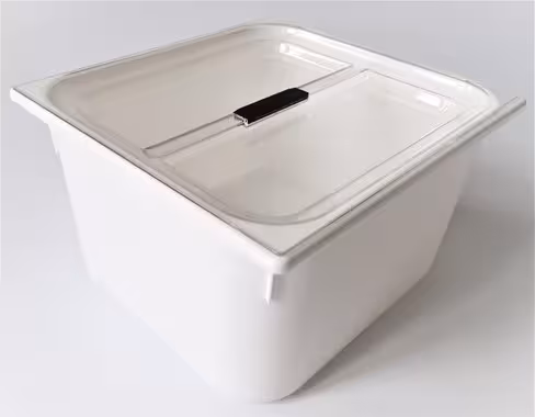 Ensemble bac et couvercle - robinet - 354 x 325 x 200 mm