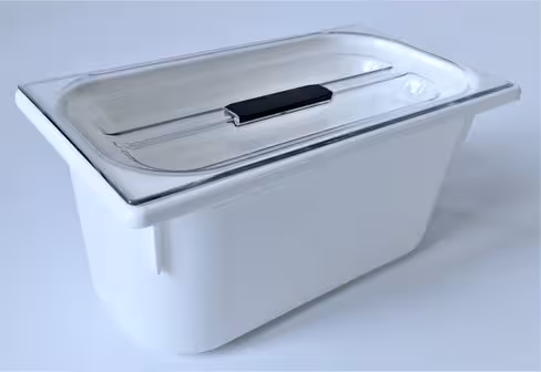 Ensemble bac et couvercle - robinet - 325 x 176 x 150 mm