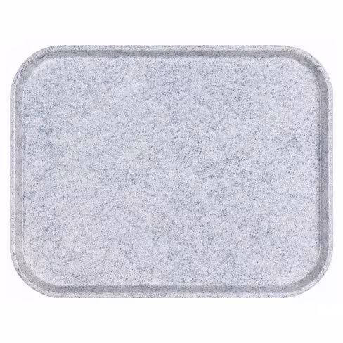 Plateau de self gastronorme GN 1/2 Poly Str polyester - 32,5 x 26,5 cm - granit bleu - lot de 20