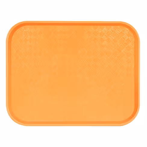 Plateau de self Acer PP polypropylène - 45,7 x 35,7 cm - abricot - lot de 40