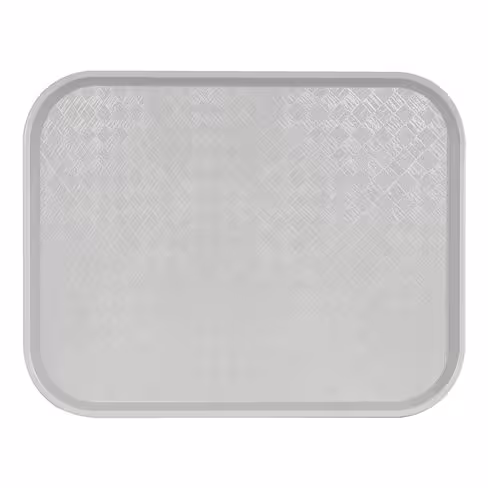 Plateau de self Acer PP polypropylène - 45,7 x 35,7 cm - inox - lot de 40