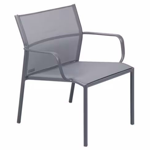 Fauteuil bas Cadiz - empilable - lot de 2