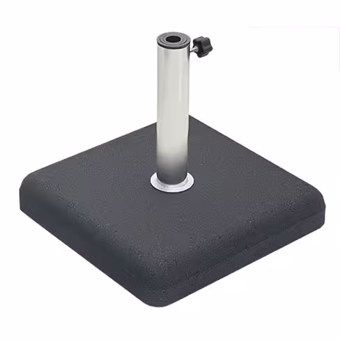Socle pour parasol carré - béton
