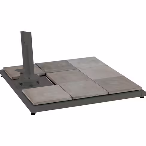 Socle béton pour parasol mât déporté - béton