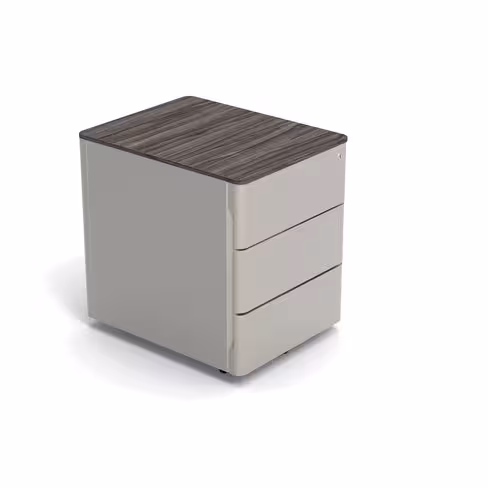 Caisson mobile Nouvelle Vague - 3 tiroirs plats