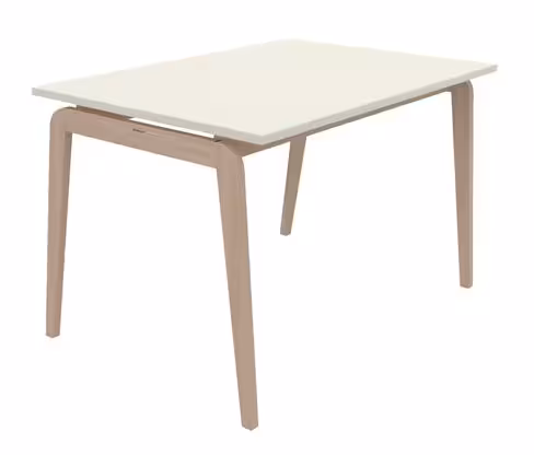 Table Adell - 120 x 80 cm - 4 pieds - hêtre verni naturel