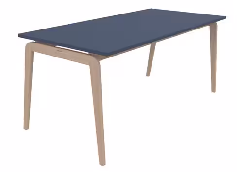 Table Adell - 180 x 80 cm - 4 pieds - hêtre veni naturel