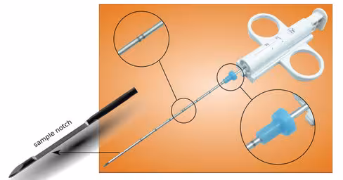 Pistolet semi automatique MRI BIOPSY HANDY 18G100 cm