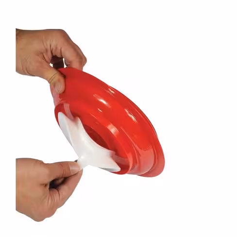 Assiette à rebord blanche