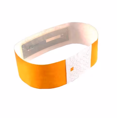 Bracelet tyvek 19mm rfid Mifare 1KS50 personnalisation sur mesure - lot de 100 pcs