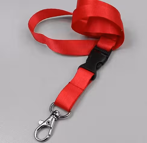 Tour de cou mousqueton 15 mm boucle détachable lot de 100 pcs