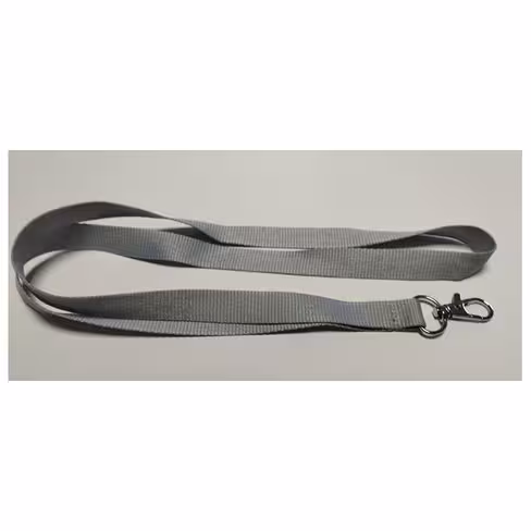 Tour de cou polyester 15mm mousqueton - lot de 100