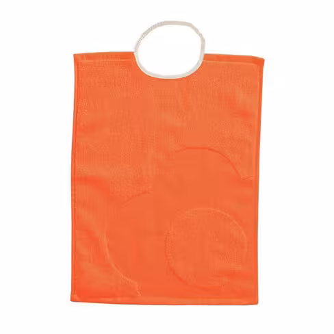 Bavoir éponge coton - lot de 10 - 69471/164 encolure avec élastique 38 x 30 cm - orange clair