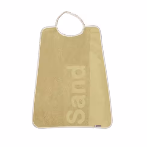 Bavoir éponge coton - lot de 10 - 69472/135 encolure avec élastique 48 x 40 cm - sable