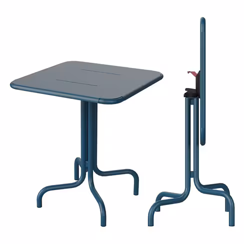 Table pliante Oya - 65 x 65 cm - aluminium