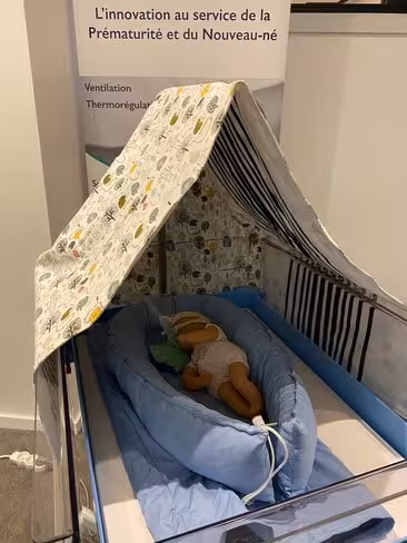 Couvre-incubateur Babycouv Teepe pour dispositif BabyBed 10 x30x40x