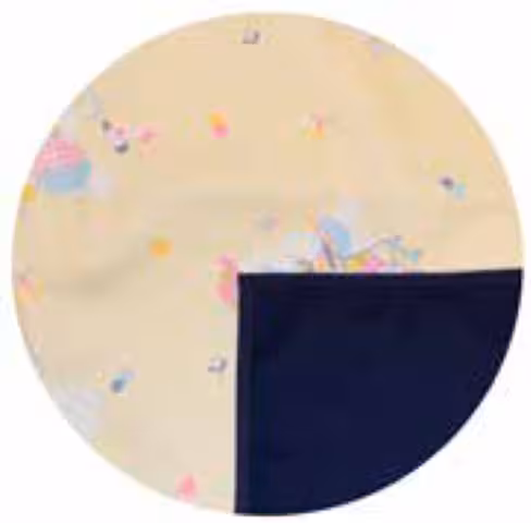 Protection tente jaune et ocre pour lit Babybed BB-100/BB-300