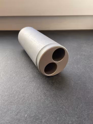 Insert pour adaptation seringues - 120 Ø 56 Enfit 2 x 20 ml