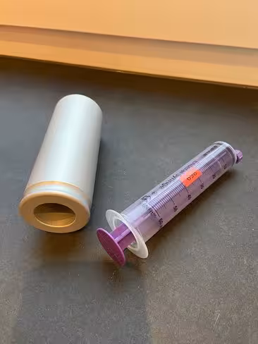 Insert pour adaptation seringues - 120 Enfit 1 x 60 ml