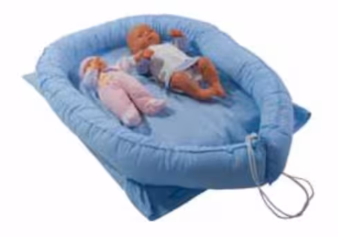 Nid de bébé bleu réutilisable - Jumeaux ET/ou