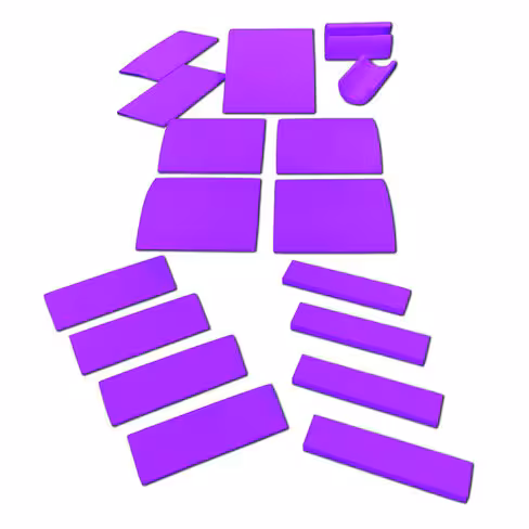 Cale de contention et de sécurité en IRM - MR Safe - 17 unités