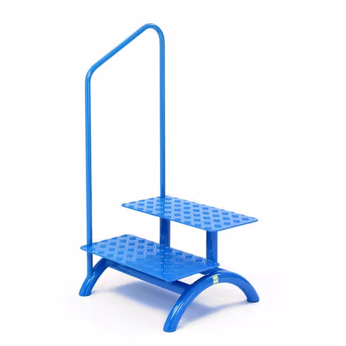 Marchepied amagnétique aluminium - 2 marches avec main courante h. 40 cm