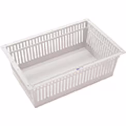Panier de rangement pour chariot pharmacie - hauteur 20 cm