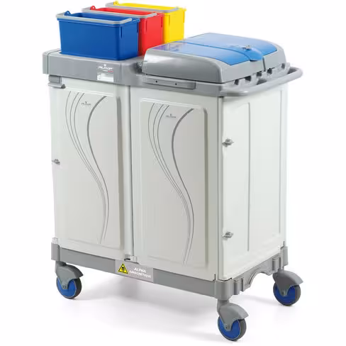 Chariot de ménage amagnétique Magnet 200 - polypropylène MR Safe