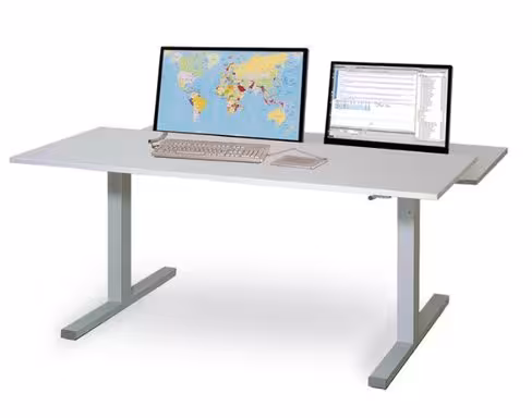 Table de travail VARIO M7 - 1 - 120 60 25 cm - Plateau 011 Gris