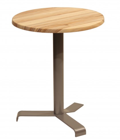 Table ronde rabattable Up - Ø 70 cm - plateau stratifié moulé