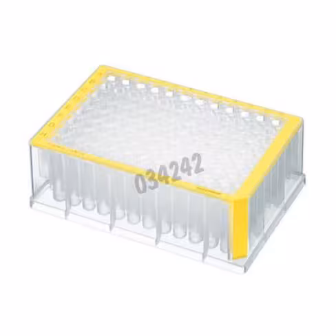 Plaque DEEPWELL 96 1ml PCR CLEAN jaune x 20